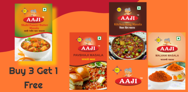 Buy 3 get 1 Shahi paneer masala