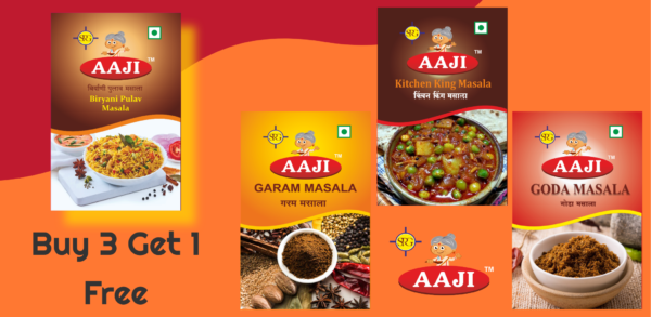 Buy 3 get 1  Biryani pulav masala free